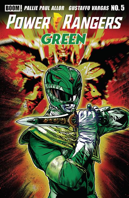 POWER RANGERS GREEN #5 A MAIN (DRESSED HARRIS)