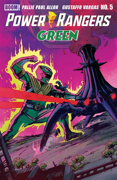 POWER RANGERS GREEN #5 B VARIANT (DRESSED VARGAS)