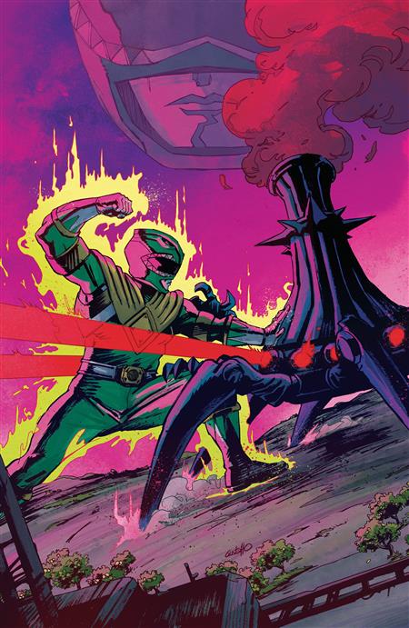 POWER RANGERS GREEN #5 E 1:10 INCV FOIL VARIANT (FULL ART VARGAS)