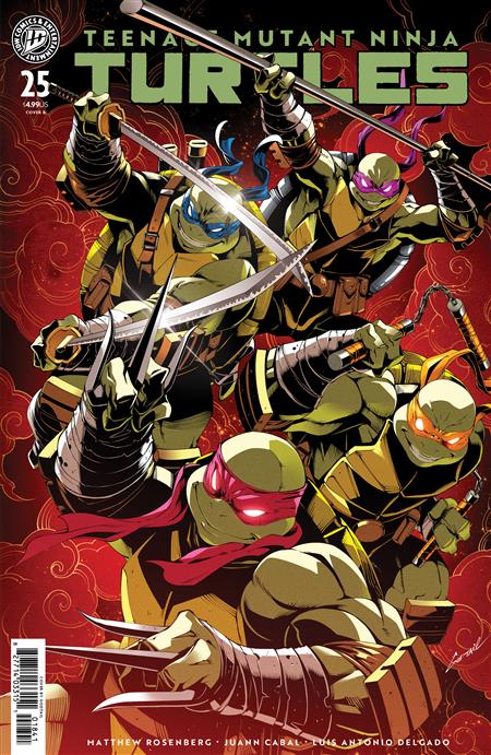 TEENAGE MUTANT NINJA TURTLES #25 VARIANT B (GODTAIL COVER SET)