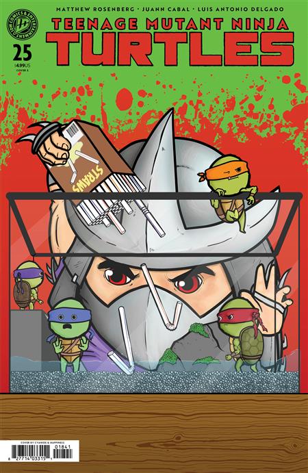 TEENAGE MUTANT NINJA TURTLES #25 VARIANT E (CYANIDE & HAPPINESS COMIC STRIP VARIANT)