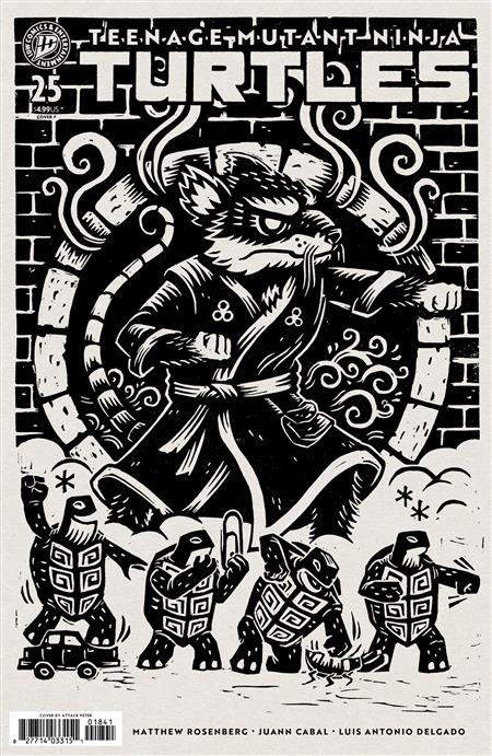TEENAGE MUTANT NINJA TURTLES #25 VARIANT F (ATTACK PETER)