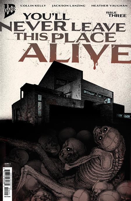 YOU'LL NEVER LEAVE THIS PLACE ALIVE #3 VARIANT B (ECKMAN-LAWN COVER SET) (MR)
