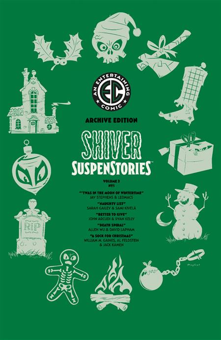EC SHIVER SUSPENSTORIES 3 #1 COVER E RIAN HUGHES ARCHIVE EDITION 1:50 VAR