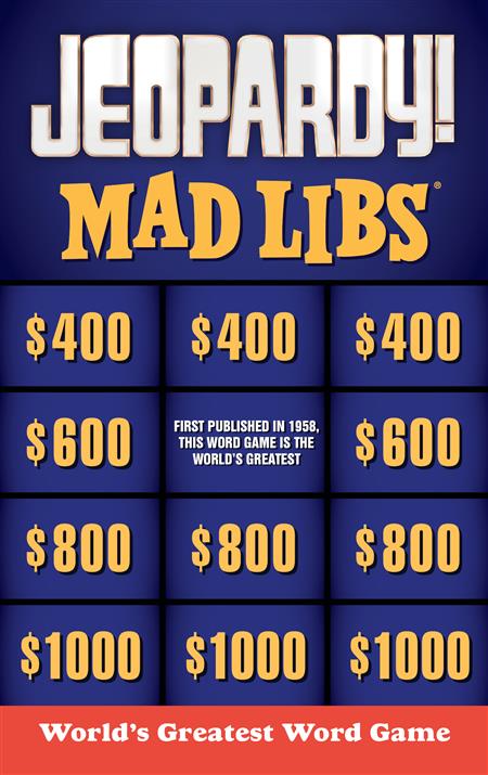 JEOPARDY! MAD LIBS TP