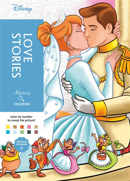 DISNEY MYSTERY COLORING LOVE STORIES TP