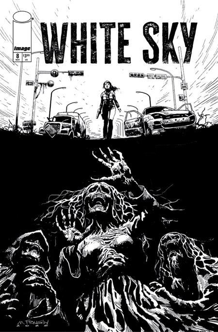 WHITE SKY #8 CVR B MARCELO FRUSIN B&W VAR (MR)