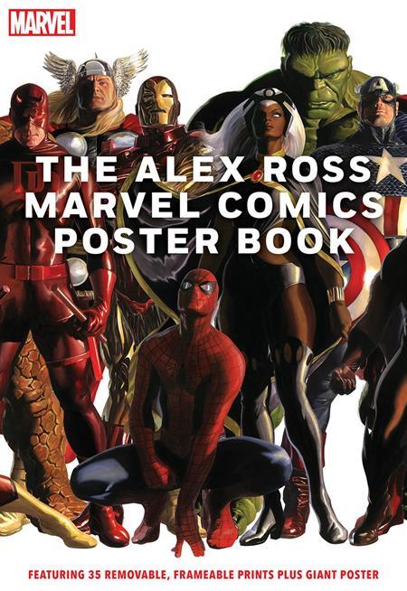 ALEX ROSS MARVEL COMICS POSTER BOOK TP