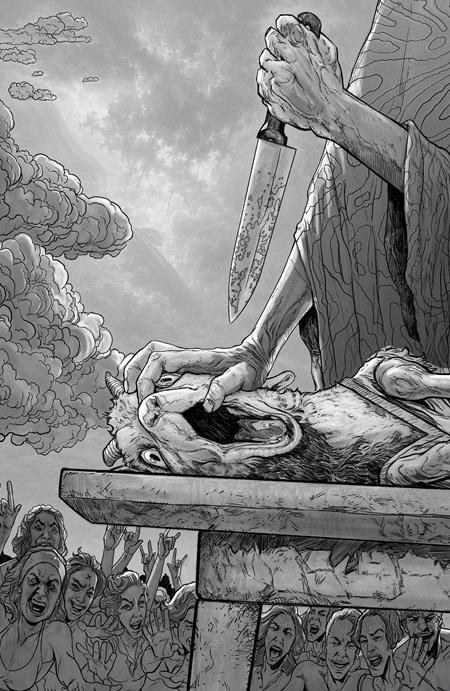 IT DEMANDS SACRIFICE #3 (OF 4) CVR E INC 1:50 ADAM POLLINA B&W VIRGIN VAR