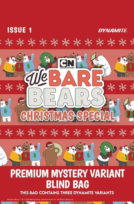 WE BARE BEARS CHRISTMAS SPECIAL #1 (ONE SHOT) CVR G PREMIUM MYSTERY BLIND BAG VAR Quantities are limited. Allocations may occur. 