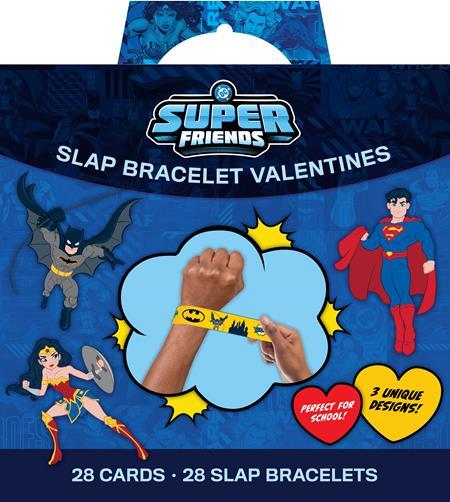 DC SUPER FRIENDS SLAP BRACELET VALENTINES
