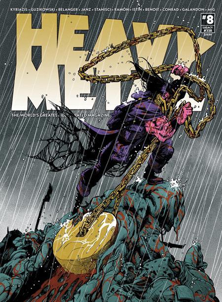 HEAVY METAL MAGAZINE #8 CVR B ILIAS KYRIAZIS VAR (MR)