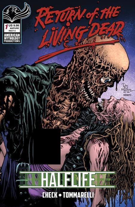 RETURN LIVING DEAD HALFLIFE #1 CVR G RICHARD BONK RISQUE VAR (MR)