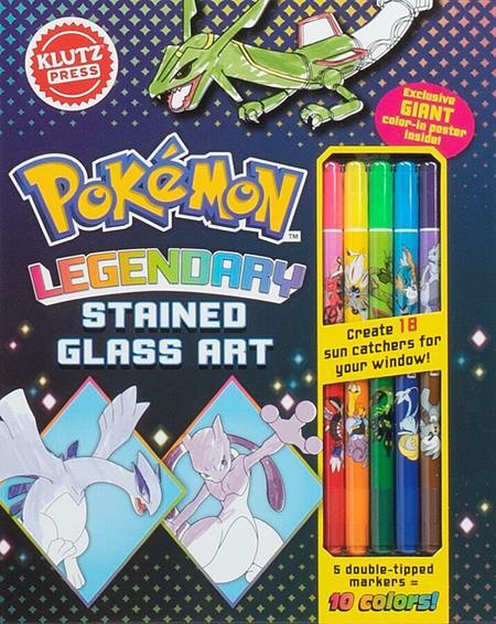 POKEMON LEGENDARY STAINED GLASS HC