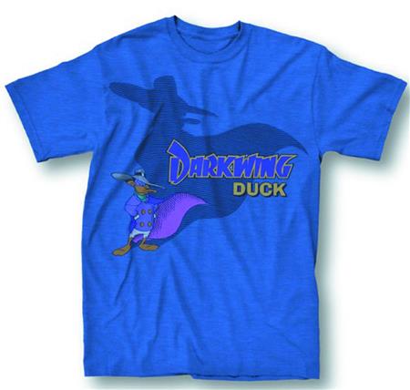 DARKWING DUCK CLASSIC ROYAL HEATHER T/S LG (C: 1-1-0)