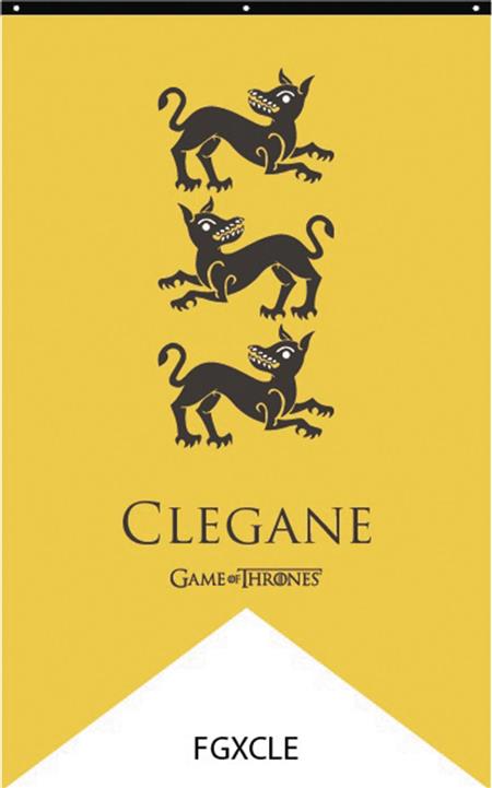 GAME OF THRONES HOUSE CLEGANE BANNER (C: 1-1-1)