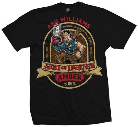 ARMY OF DARKNESS ASH AMBER ALE PX BLACK T/S SM (C: 1-1-1)