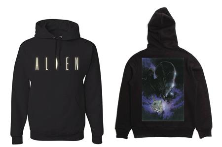 ALIEN FRONT AND BACK BLACK XXL (C: 1-1-2)