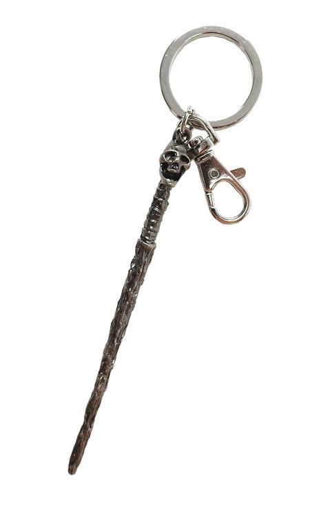 HP DEATH EATER WAND PEWTER KEYRING (C: 1-1-2)