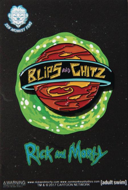 RICK AND MORTY BLIPS AND CHITZ LAPEL PIN (C: 1-0-2)
