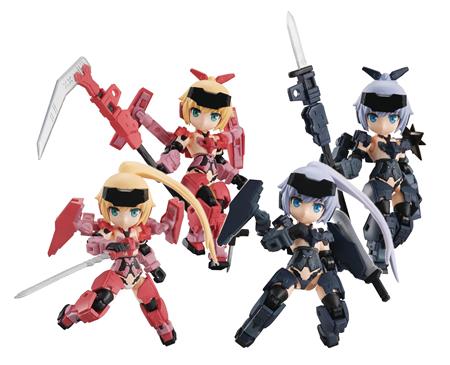 DESKTOP ARMY FRAME ARMS GIRL KT-323F JINRAI 4PC DISPLAY (C: