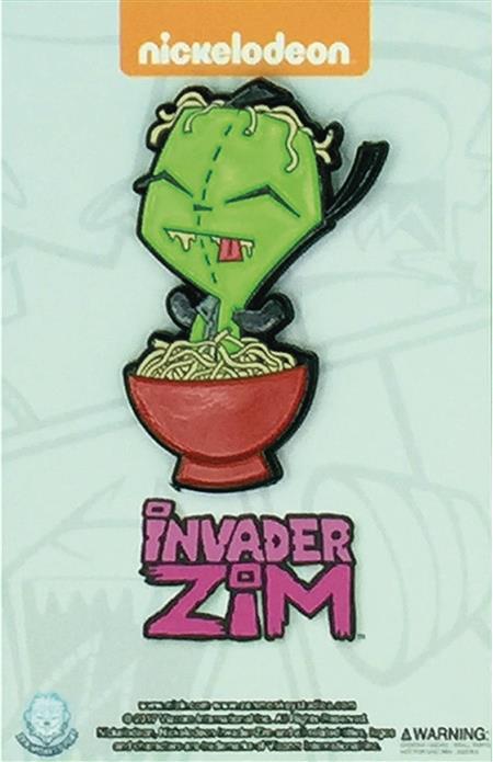 INVADER ZIM YUMMY NOODLE WITH GIR PIN (C: 1-1-2)