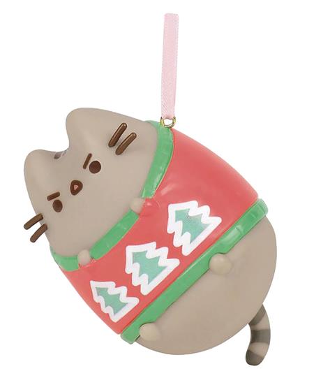 PUSHEEN UGLY SWEATER ORNAMENT (C: 1-1-2)