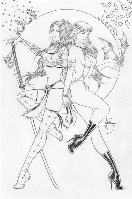 VAMPIRELLA #1 TUCCI EXC PURE PENCIL ED