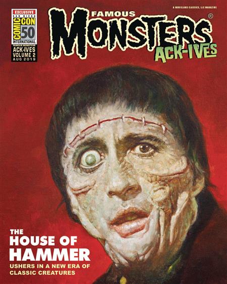 FAMOUS MONSTERS ACK-IVES #2 HOUSE OF HAMMER SDCC EXC