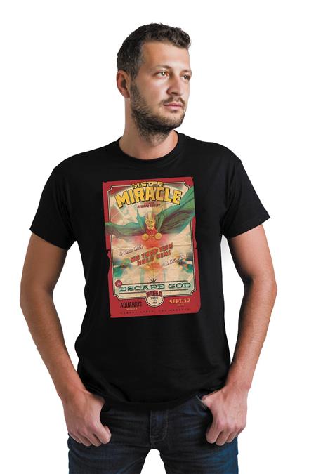 MISTER MIRACLE ESCAPE GOD WORLD TOUR T/S LG (C: 1-1-2)