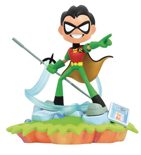 DC GALLERY TEEN TITANS GO ROBIN PVC STATUE (C: 1-1-2)