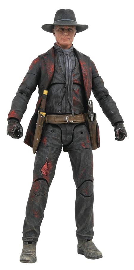 WESTWORLD MAN IN BLACK BATTLE DAMAGED PX FIGURE (C: 1-1-2)