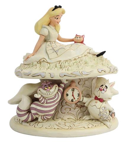 DISNEY ALICE IN WONDERLAND WHITE WOODLAND FIGURE (C: 1-1-2)