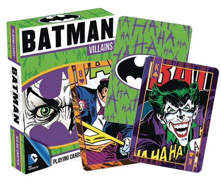 DC HEROES BATMAN VILLAINS PLAYING CARDS (C: 1-1-2)