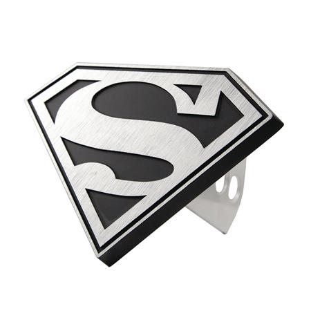 DC HEROES SUPERMAN GRAY LOGO HITCH PLUG (C: 1-1-2)