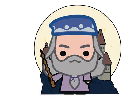 HARRY POTTER CHARM HOGWARTS DUMBLEDORE PIN (C: 1-1-1)