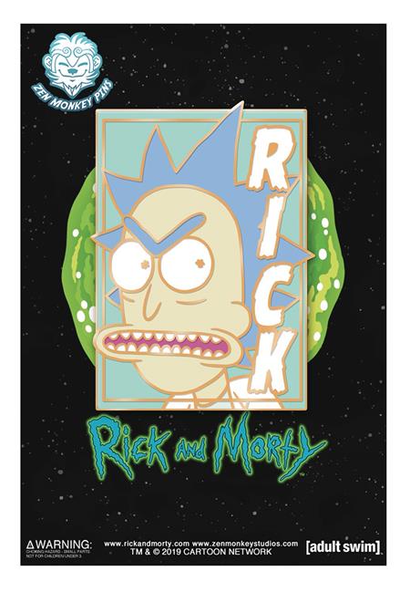 RICK AND MORTY PASTEL RICK PIN (C: 1-1-2)