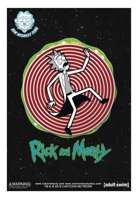 RICK AND MORTY SPINNER VORTEX RICK PIN (C: 1-1-2)