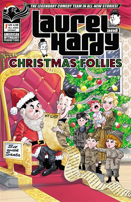 LAUREL & HARDY CHRISTMAS FOLLIES #1 CVR B PACHECO