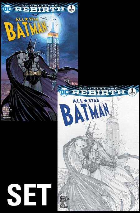 ALL STAR BATMAN #1 ASPEN B&W VAR SET