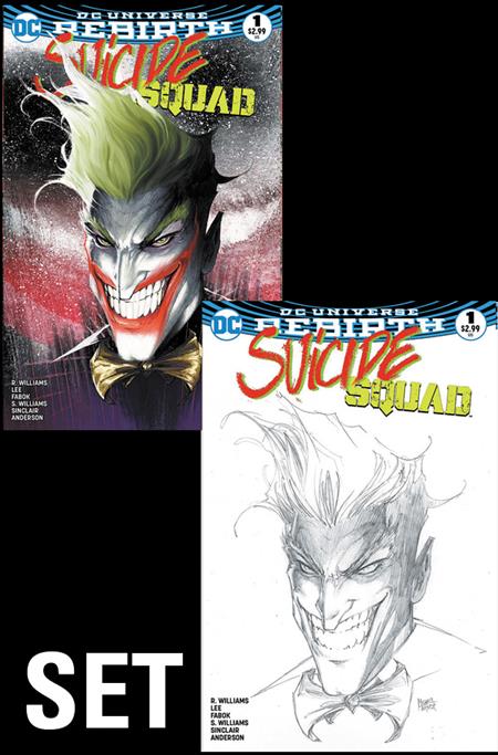 SUICIDE SQUAD #1 ASPEN B&W VAR SET