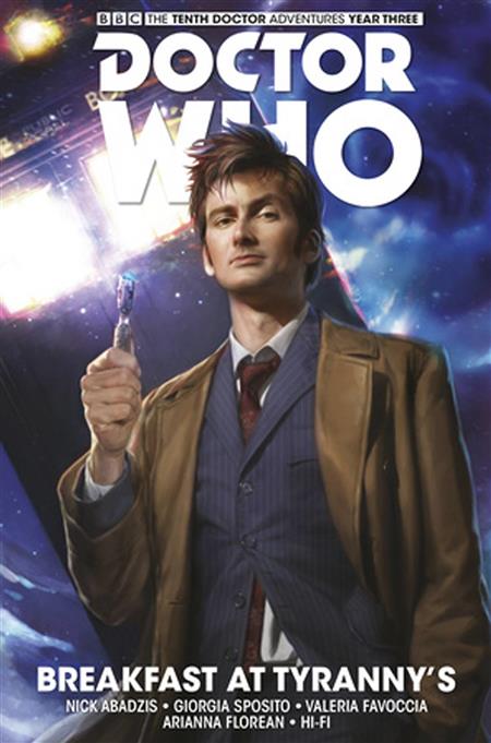 DOCTOR WHO 10TH FACING FATE HC VOL 01 BREAKFAST AT TYRANNYS