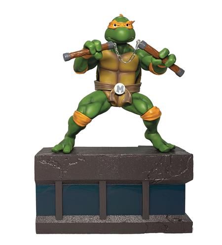 TMNT MICHELANGELO 1:8 SCALE PVC STATUE (C: 1-1-2)