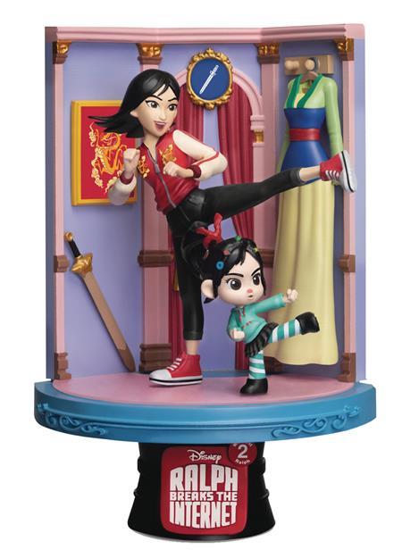 WRECK-IT RALPH 2 DS-054 MULAN D-STAGE SERIES 6IN STATUE (C: