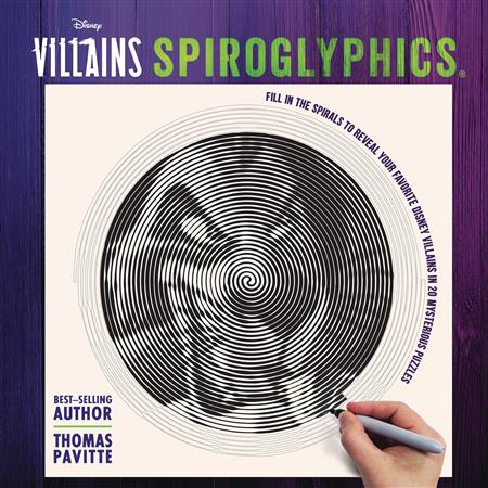 DISNEY VILLAINS SPIROGLYPHICS ACTIVITY BOOK (C: 1-1-0)