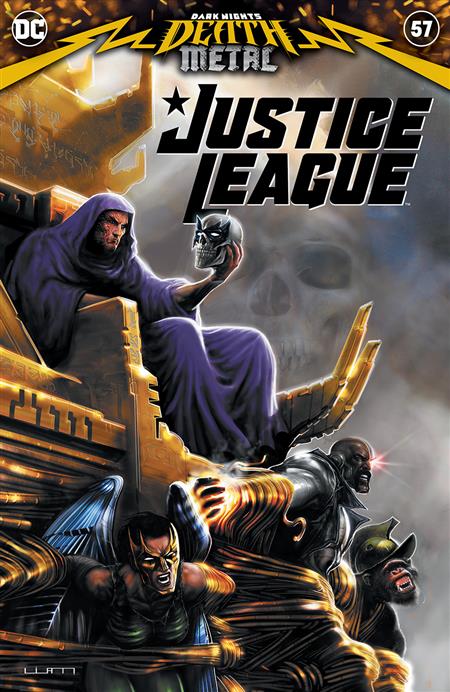 JUSTICE LEAGUE #57 CVR A LIAM SHARP (DARK NIGHTS DEATH METAL)