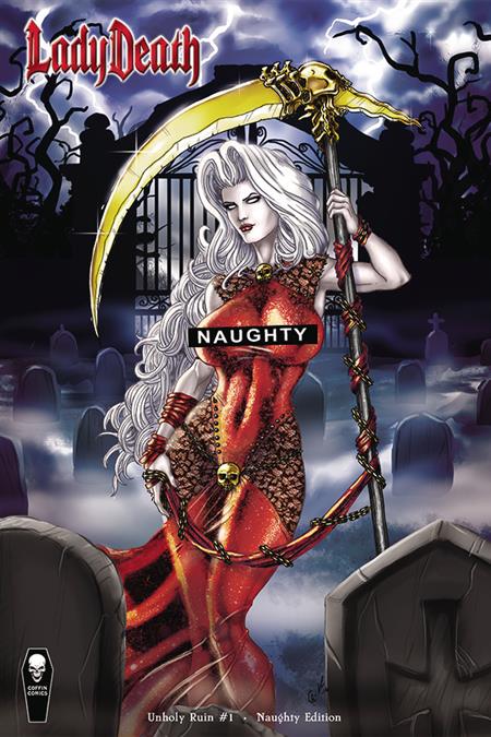 LADY DEATH UNHOLY RUIN #1 NAUGHTY VAR (MR)