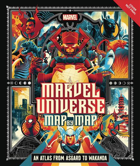 MARVEL UNIVERSE MAP BY MAP HC (C: 0-1-0)