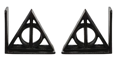 HARRY POTTER WIZARDING WORLD DEATHLY HOLLOWS 5.25IN BOOKENDS