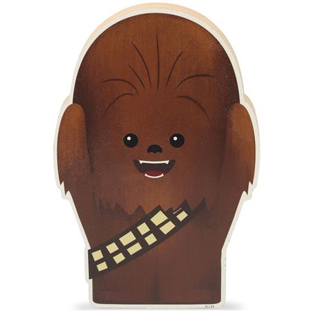 STAR WARS CHEWBACCA 6IN CHUNKY WOOD ART (C: 1-1-2)